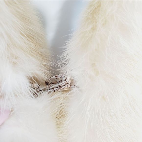 Ben Kahn At Cartier Vintage Geniune fur knit sleeve coat size small to medium - Picture 14 of 16